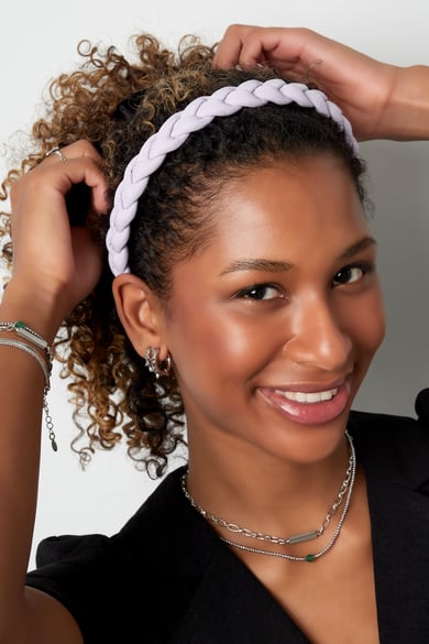 Snood Braid Detail - Lila Kunststoff h5 Bild2